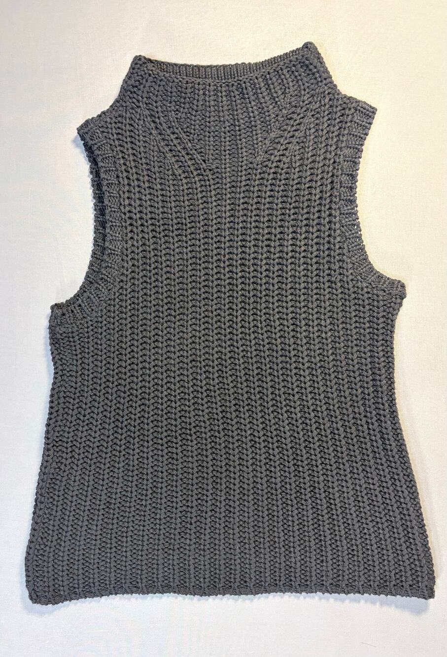 Vintage 525 Sleeveless Retro Knit Turtleneck Sweater Women's Size Medium